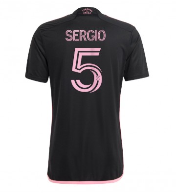 Inter Miami Sergio Busquets #5 Replika Udebanetrøje 2024-25 Kortærmet